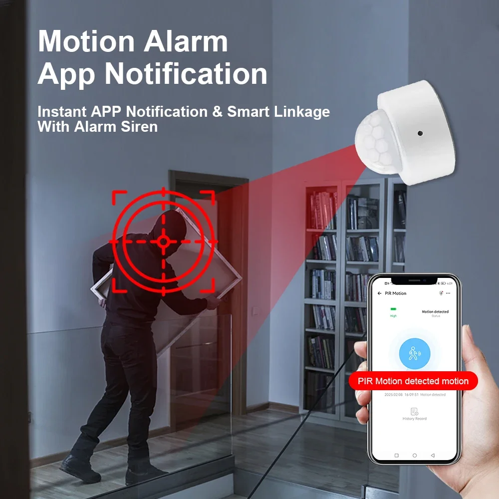 EWelink Zigbee 3.0 Smart Pir Motion Sensor Movement Human Body Infrared Detector Security Alarm Sensor Works With Home Assistant