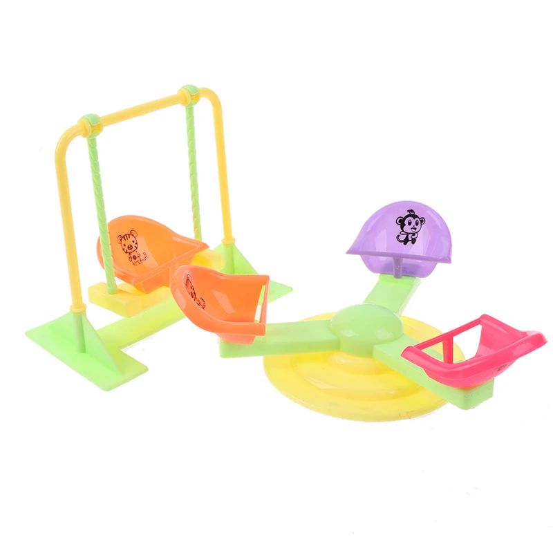 متنزه الدمية للفتيات ، بيت اللعب ، بيت الدمية ، اكسسوارات الأرجوحة ، مجموعة واحدة #2