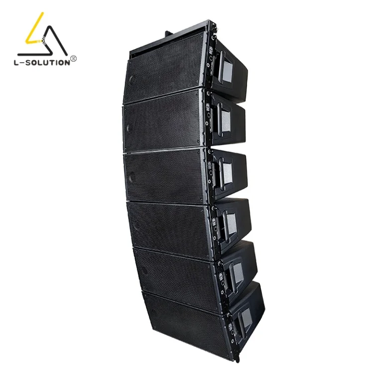 L-SOLUTION H20 R20 Active 2-Way Line Array Speaker System 700W/1400W Ethernet Interface 55Hz~202KHz Professional Stadium Grade