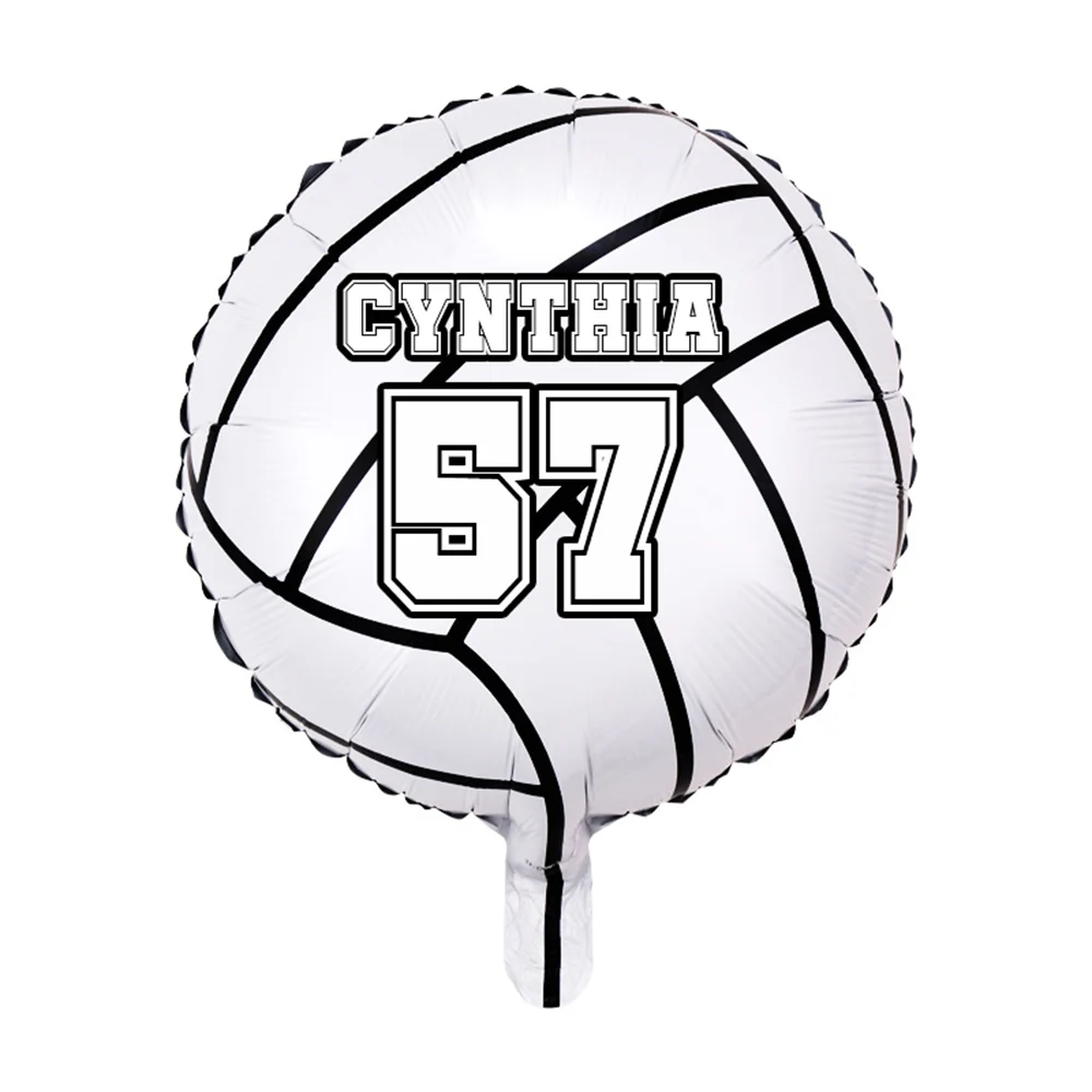 Custom Balloon Personalized Name Number Volleyball Football Parties Birthdays Gift Party Decor Supplies Customized Name Balloons view 5