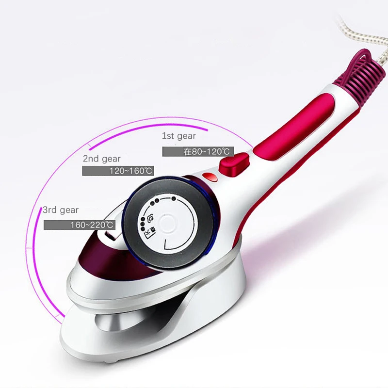 800W Handheld Garment Steamer Multifunctional 3D One Step Ironing Machine with Hanging Feature And One Button Opera