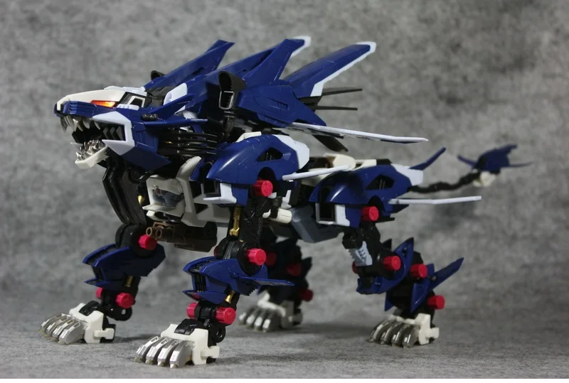 BT Building Blocks ZOIDS RZ-041 Liger ZERO Jager Blue Lion 1:72 Scale Full Action Plastic Kit Assemble Model Birthday Gifts