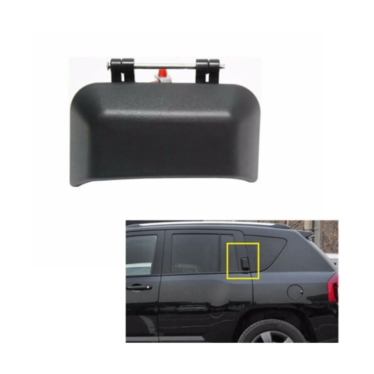 Прочная Точная внешняя и задняя дверная ручка 05115826AF 05115827AF для Jeep Compass 2007-2017