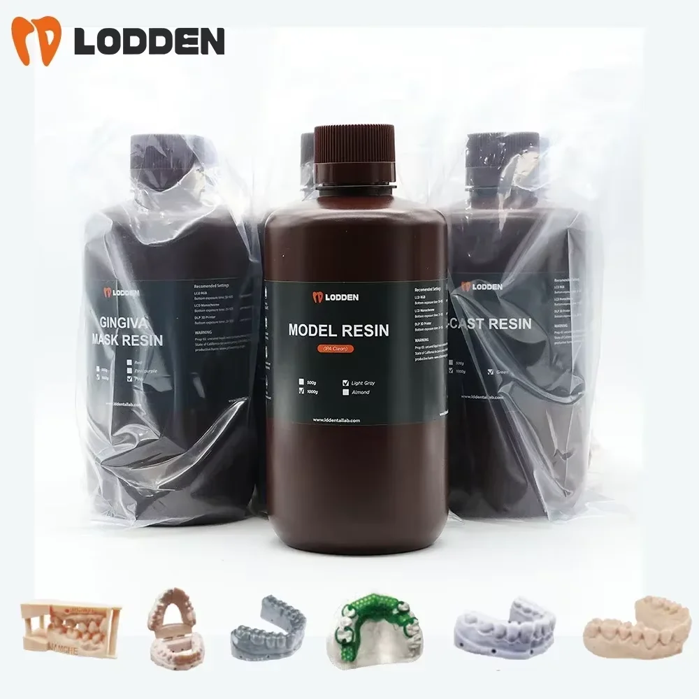 High Precision 3D Printer Resin Liquid 385/405nm Photosensitive 3D Printer for Model/ortho/Gingiva Mask/Temporary Restoration