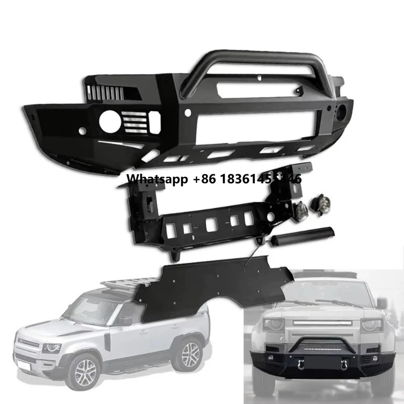 

For Rover Defender 90 110 2020-2024 New Design Car Accessories Steel Front Bumper Guard