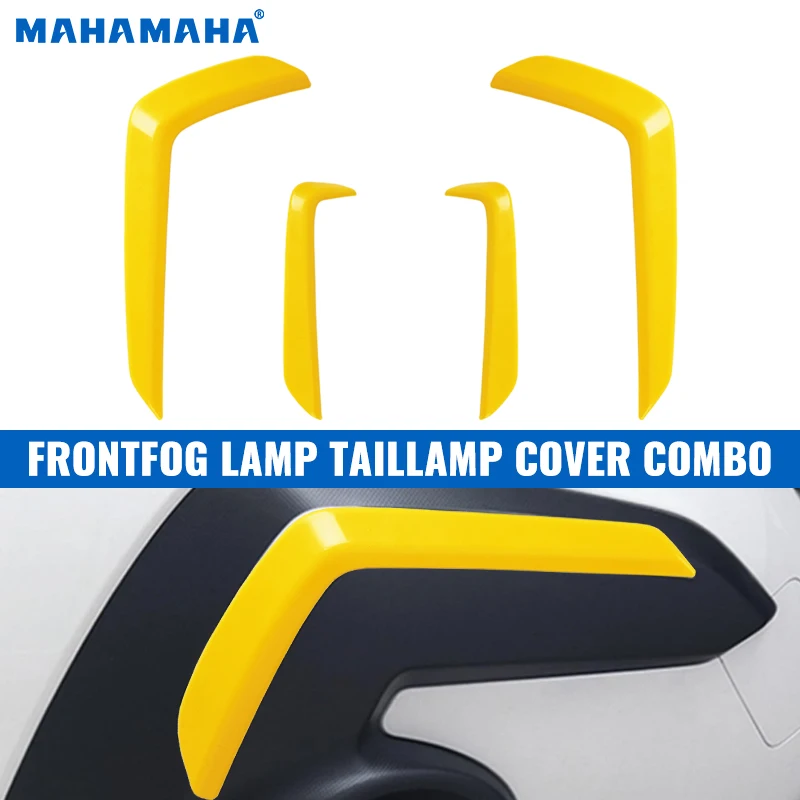 

For Subaru Crosstrek 2024 car Accessories Exterior Fog Light Lamp Cover Trim Auto Strip Sticker Decoration 4PCS