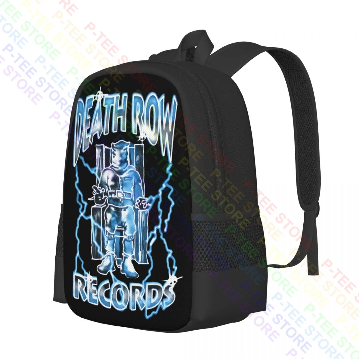 Death Row Records Electric ChairBackpack Large Capacity School Beach Bag