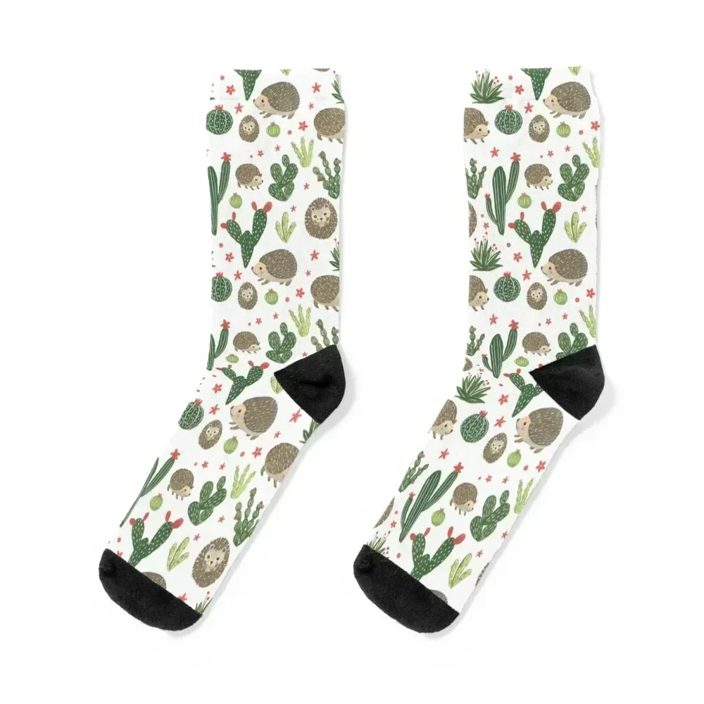 Prickly Friends Socks anti-slip custom aesthetic Soccer Socks For Girls Men's