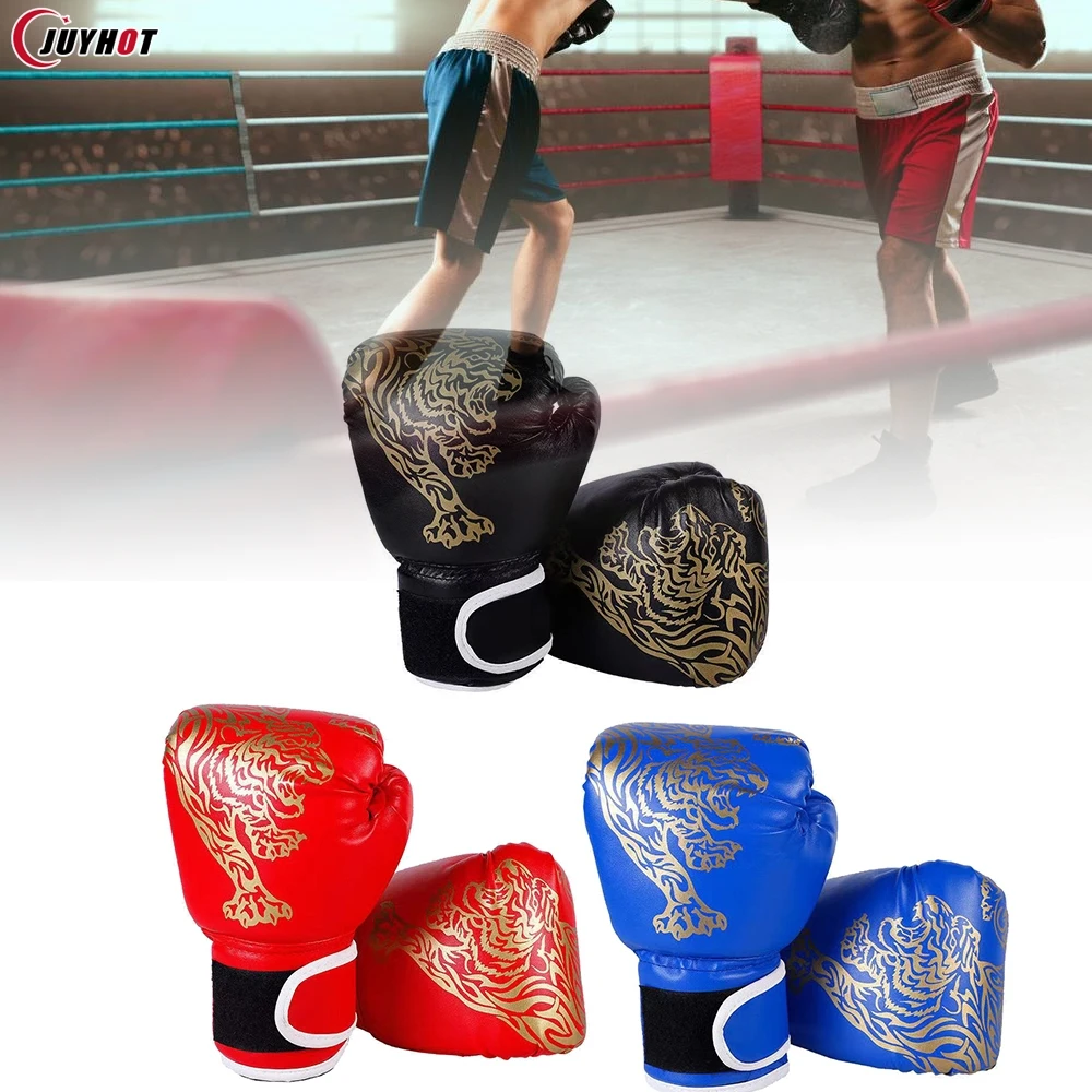 

1Pair Professional Children Boxing Gloves Breathable PU Leather Fighting Gloves Kids Boxing Training Kickboxing Gloves