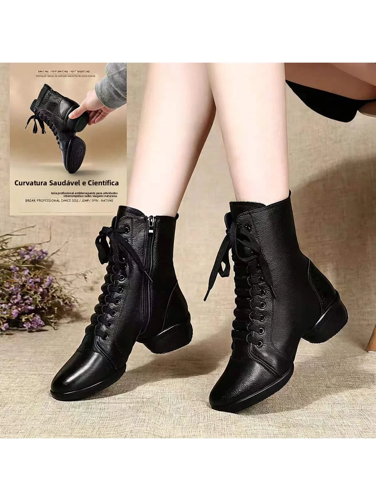 botas-de-baile-de-cuero-genuino-eziz-para-mujer-botas-cortas-negras-con-cordones-suela-suave-zapatos-de-baile-cuadrado-za