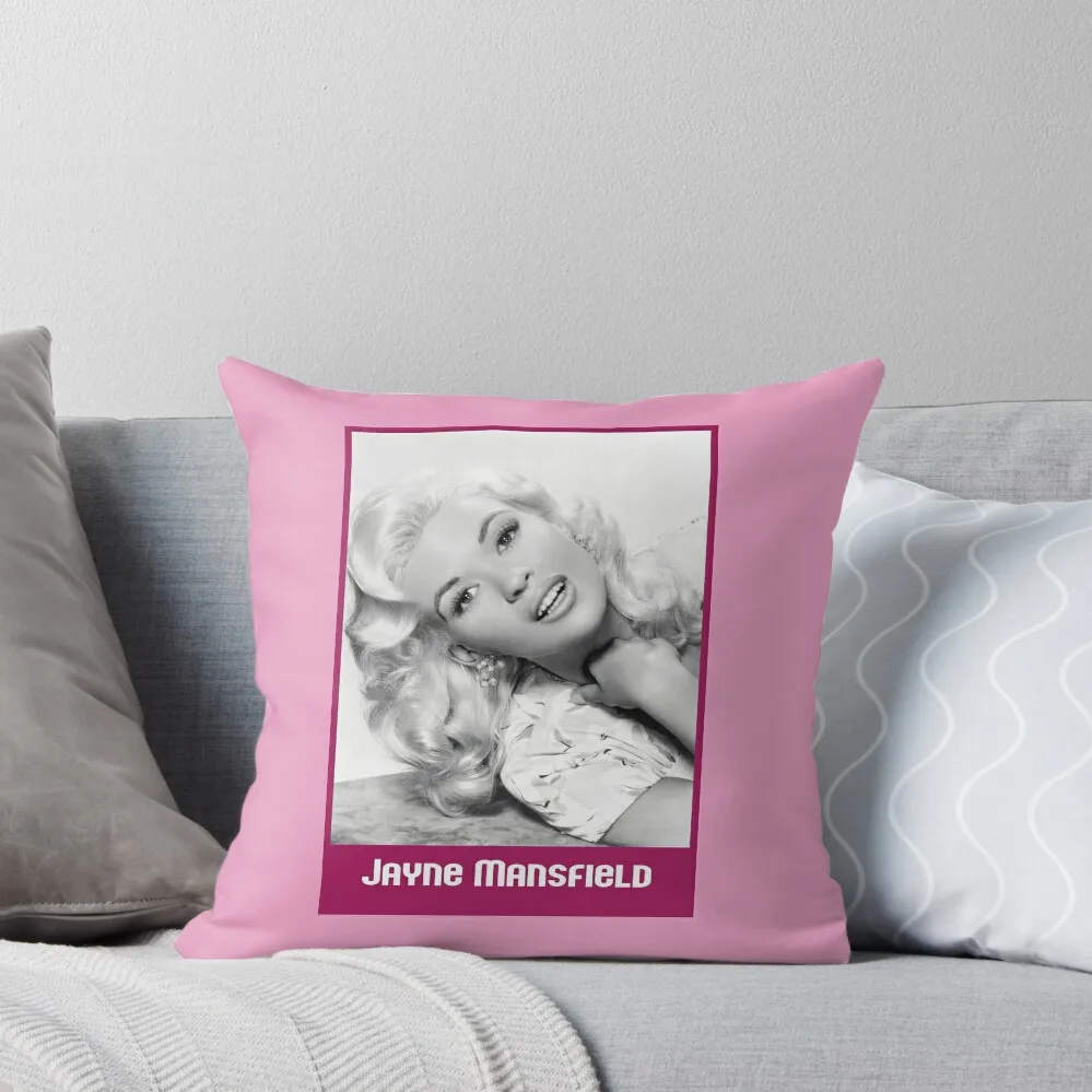 Jayne Mansfield Throw Pillow christmas supplies Room decorating items Sitting Cushion pillow