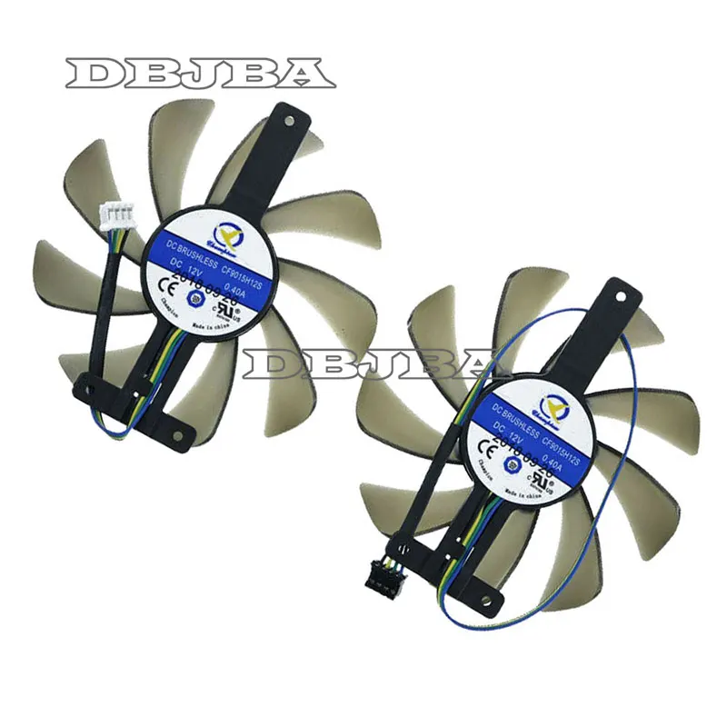 

2PCS/SET CF9015H12S Graphics Fan For Inno3D GeForce RTX 2070 X2 OC 8 GB GDDR6