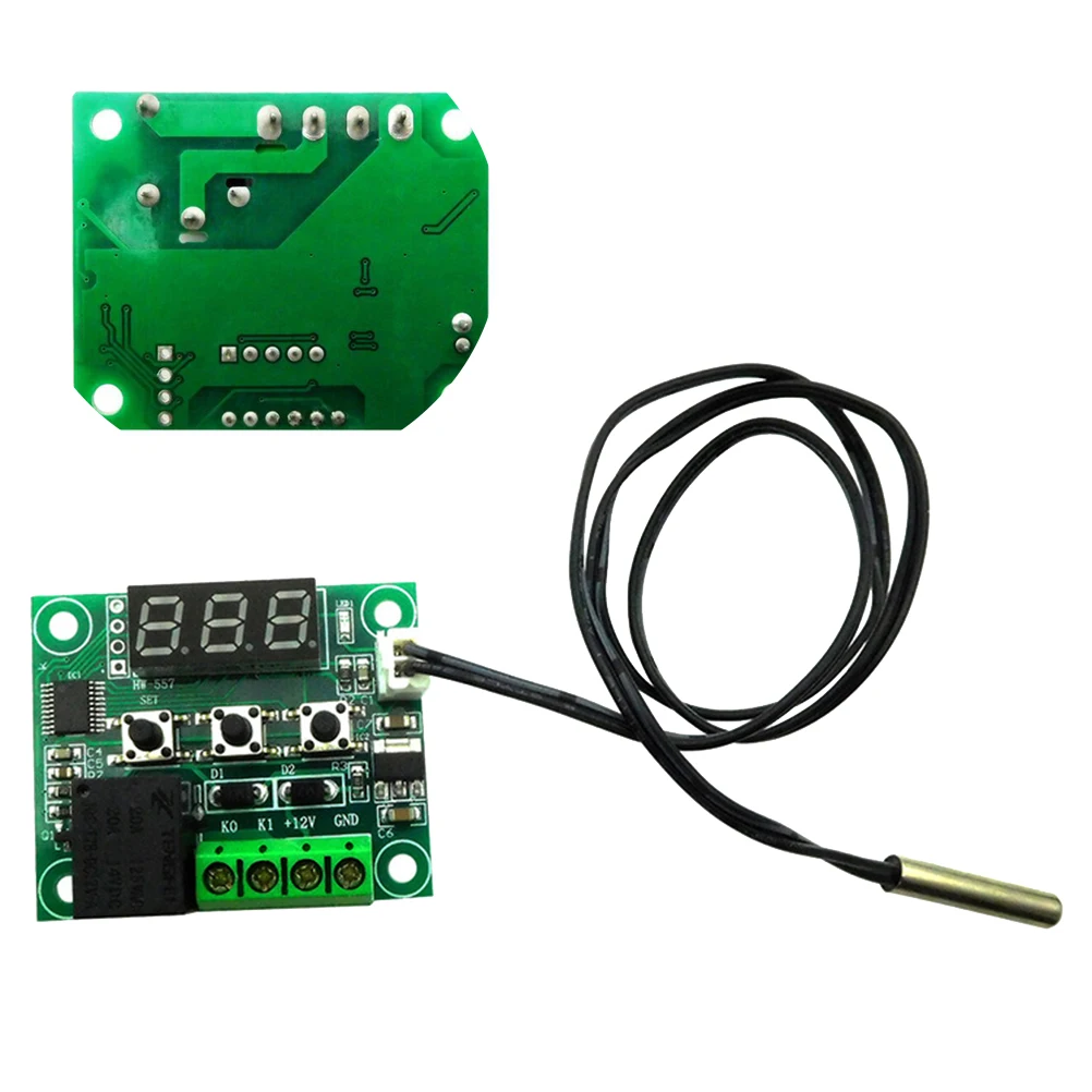 

12V Programmable Thermostat Smart Digital Temperature Controller Module Heating Cooling Saving Lcd Display Floor