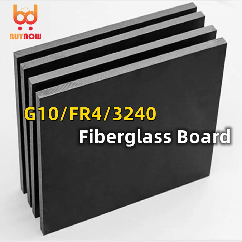 Black 3D printer FR4 Fiberglass Sheet G10 Epoxy Plate  1mm 1.5mm 2mm 3mm 5mm Thickness 3240 FR-4 Epoxy Resin Board Glass Fibre