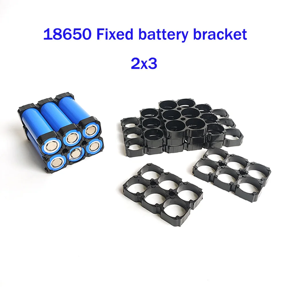 10Pcs Universal 18650 Lithium Battery Holder, Bayonet Splicing Fixed Bracket, Portable Storage Case Clip for DIY Battery Pack