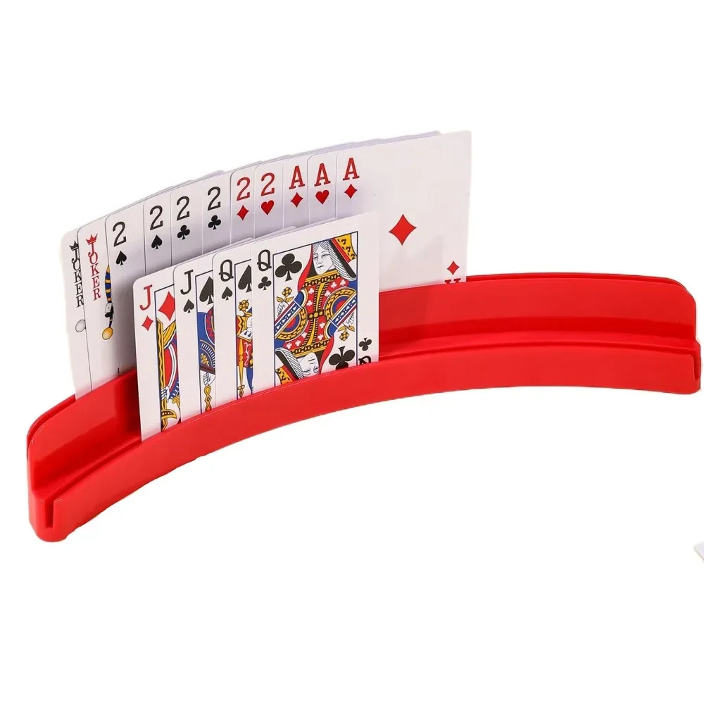 Two-Layer Card Holder ABS Portable Expandable Card Holder Expandable Multi-Functional Hands Free Card Holder