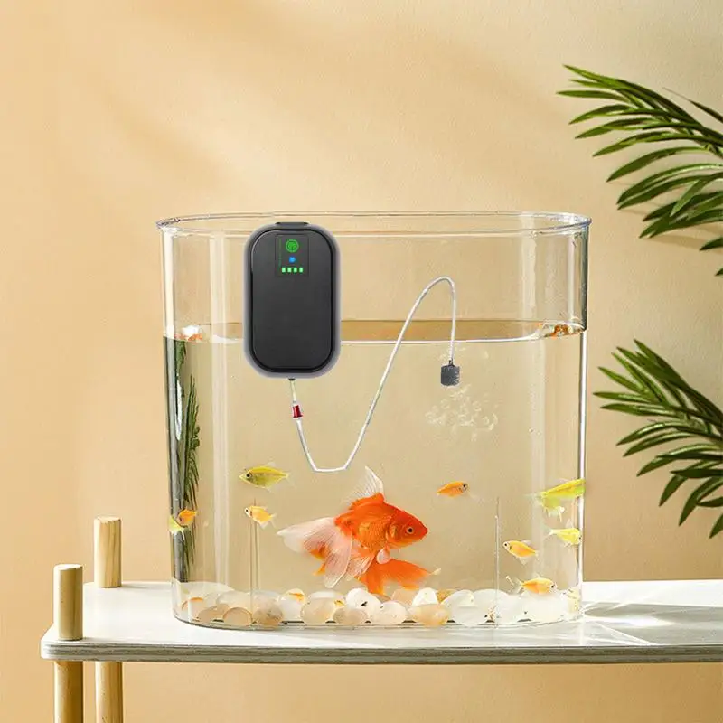 Bait Aerator Portable Fish Tank Bubbler Portable Quiet Outdoor Fishing Bait Bucket Aerator Oxygen Pump For Aquarium
