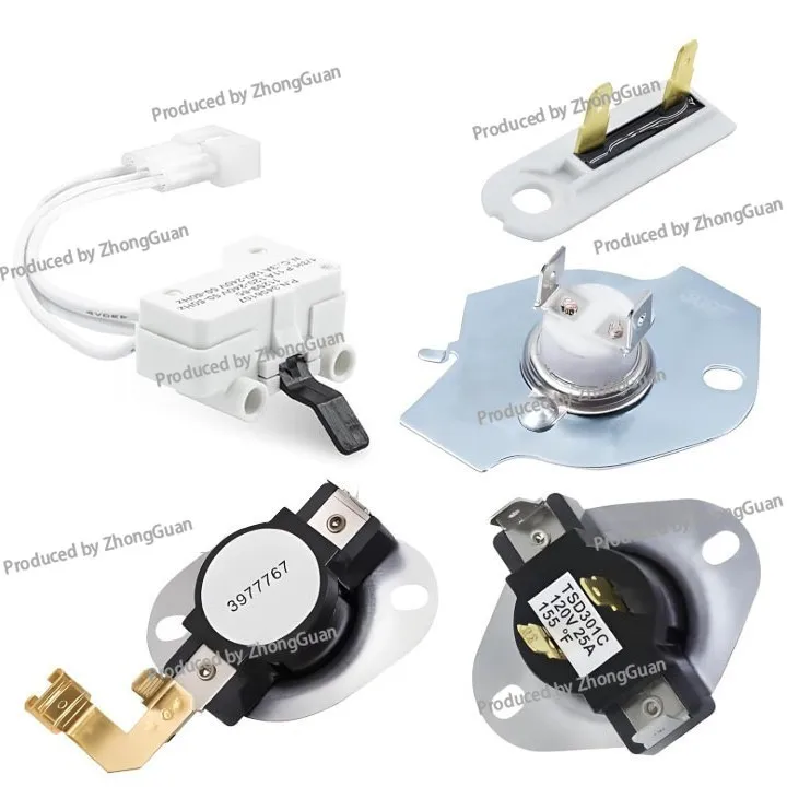 

3392519 Термопредохранитель сушилки 3977393 Термовыключатель 3977767 Комплект термостата Партия