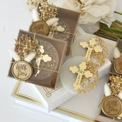 12/30/50/100pcs Personalized Engraved Acrylic Cross Grail Baby Wedding Table Centerpieces Holy Communion Baptist Cross Baptism