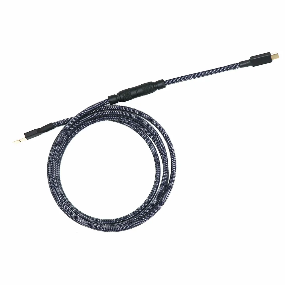 Custom Colorful YC8 Straight Double Layer Sleeved Mechanical Keyboard Cable USB to Type C Mini Micro Data Cables with Aviator