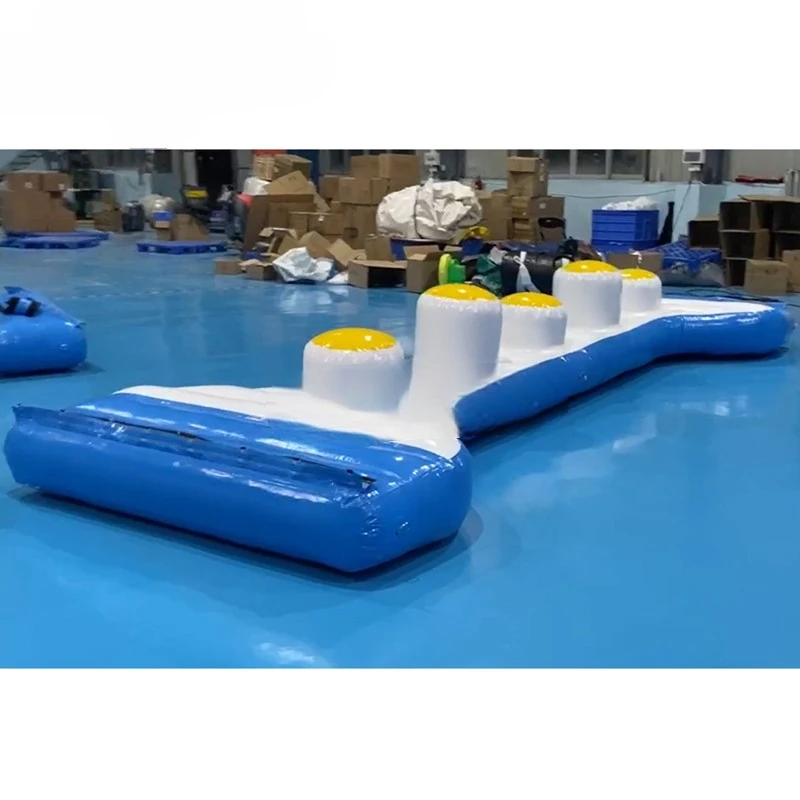 

Games For Pool 6m Inflatable Floating Water Party, Pvc Inflatable Fun Pillars Obstacle Course For Swimming Pools