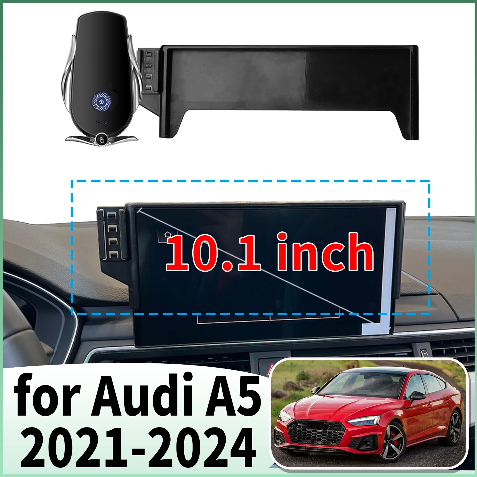 

fit for Audi A5 2021 2022 2023 2024 10.1 inch ​​Specific Dashboard Navigation Phone Holder Mount Design Car​​ accessoires