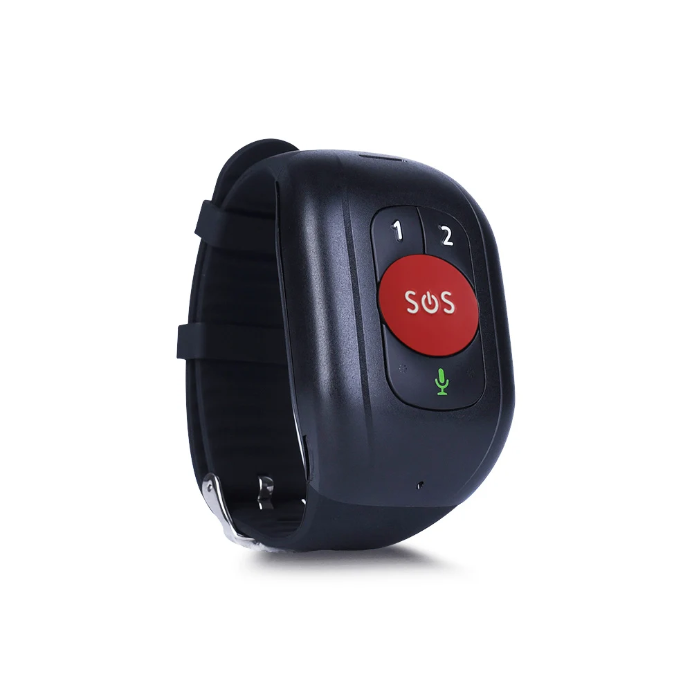 Ouderen 4G SOS GPS-horloge GPS-tracking Polsbandje Armband Noodalarm GPS-tracking Hartslag Bloeddrukmeter