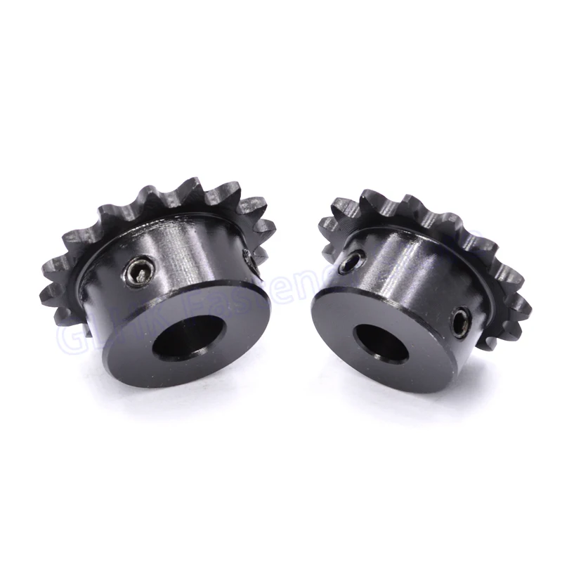 1Pcs 10 - 23Teeth 04C Chain Gear 45# Steel Industrial Sprocket Wheel 25H Motor Chain Drive Sprocket Bore 5mm to 16mm
