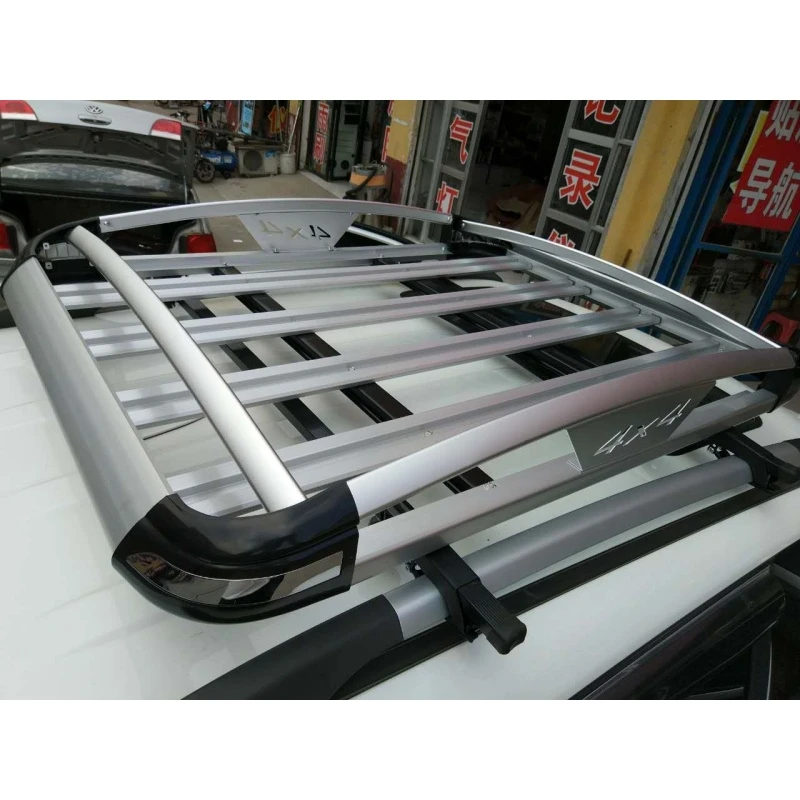 High Quality Aluminum 4X4 Bar Roof Luggage Basket Fit Ranger