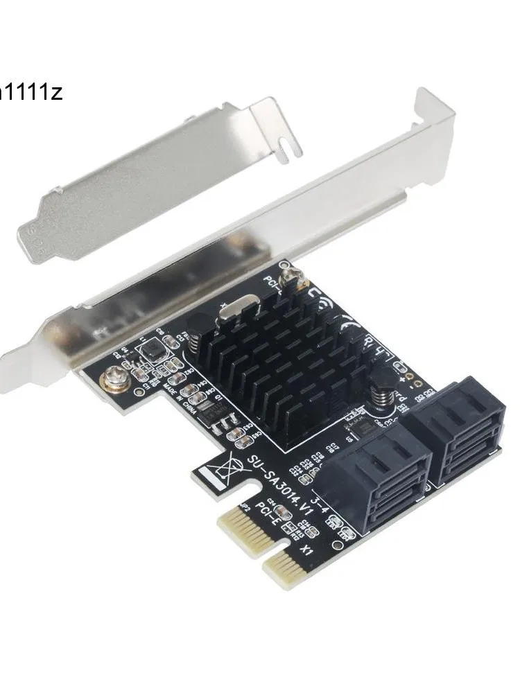 Multiplicateur de port Pcie vers Sata PCI Express X1 Marvell 88SE9215 carte d'extension Pcie Sata pour ordinateur de bureau contrôleur SATA