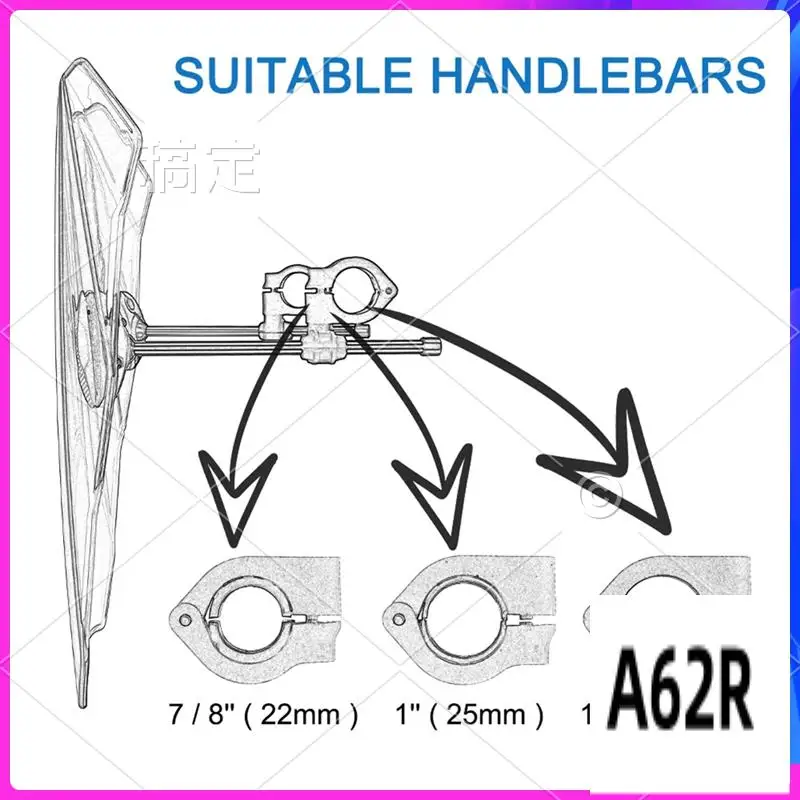R2-Parabrezza moto per Yamaha MT07 MT09 HONDA CBR600RR CB1000R GXSR 600 750 BMW Ducati Regolabile 43X40 cm Sostituzione Grigio
