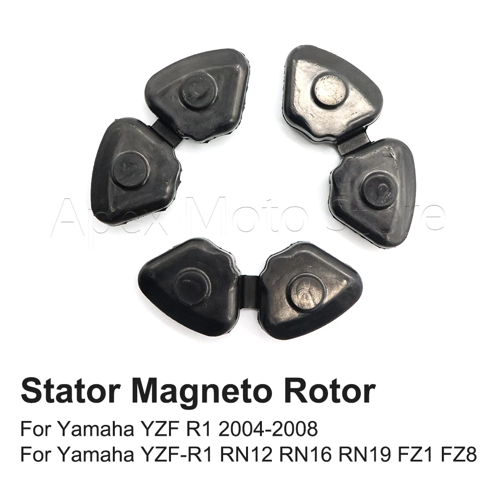 Para Yamaha YZF R1 2004-2008 FZ1 FZ8 YZF-R1 RN12 RN16 RN19 FZ8N Fazer 800 Kit de conjunto de bobina de estator generador Magneto de motocicleta
