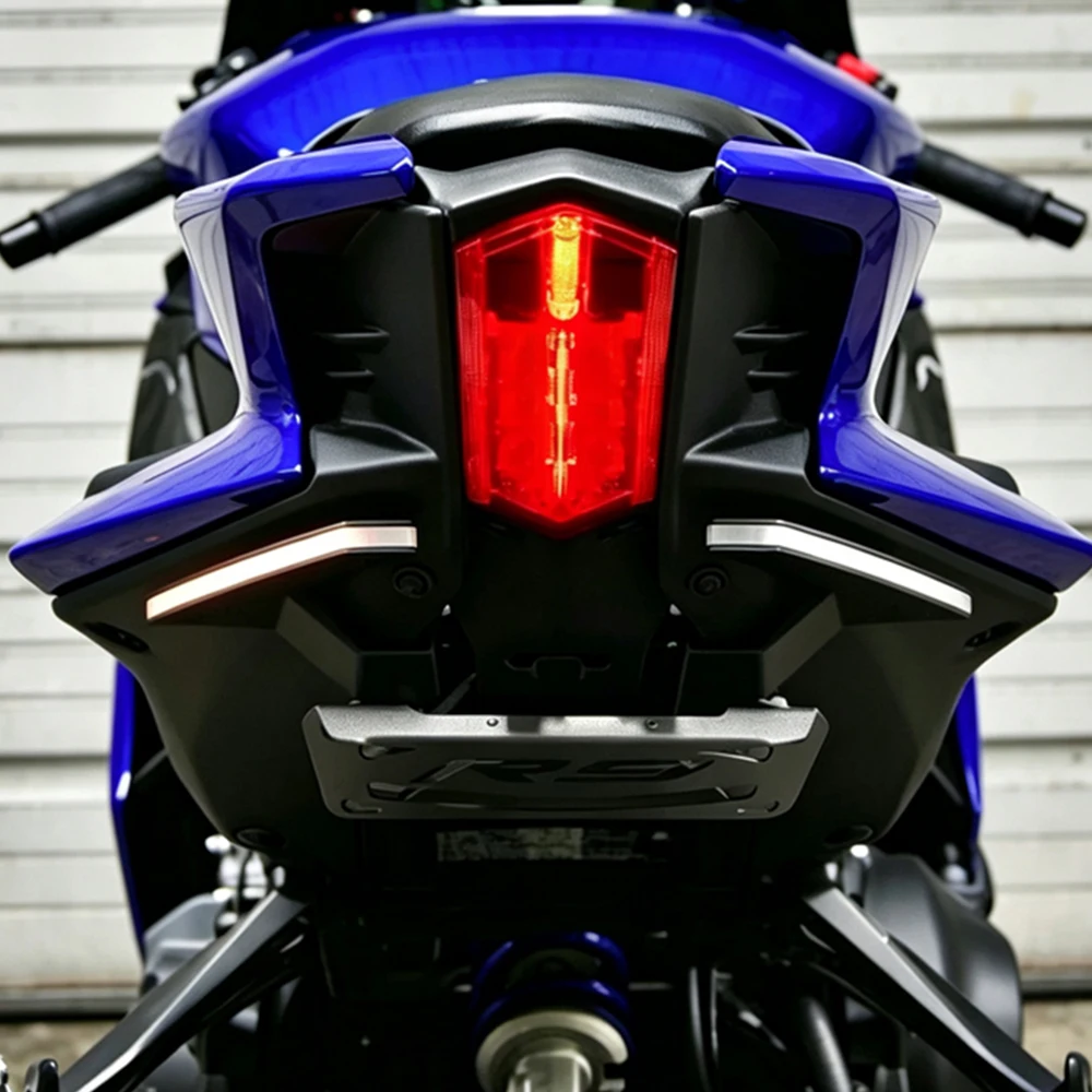 For YAMAHA YZF-R9 YZF R9 2025-2026 Motorcycle LED Turn Signal License Plate Holder Tail Tidy Fender Eliminator Bracket