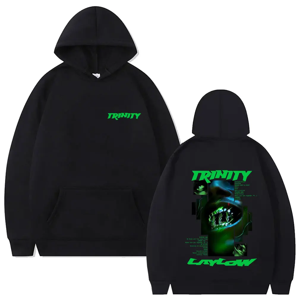

Rapper Laylow Trinity Album Graphic Hoodie Men Women Hip Hop Fashion Pop Music Sweatshirt Men's Casual Vintage Pullover Hoodies
