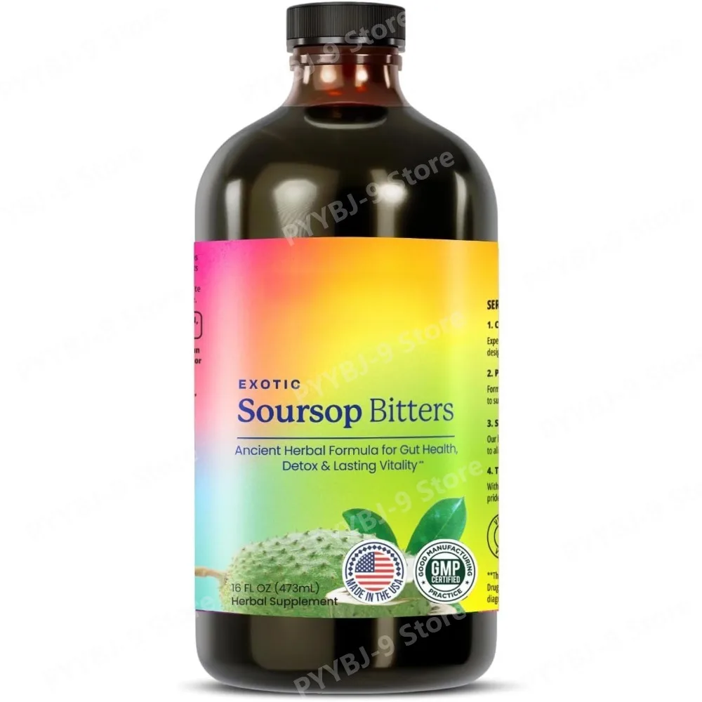 

Жидкие горькие настойки из саусерсопа с морингой, черным тмином, имбирем и 15 другими травами | 16 жидких унций | Натуральная веганская формула, без ГМО