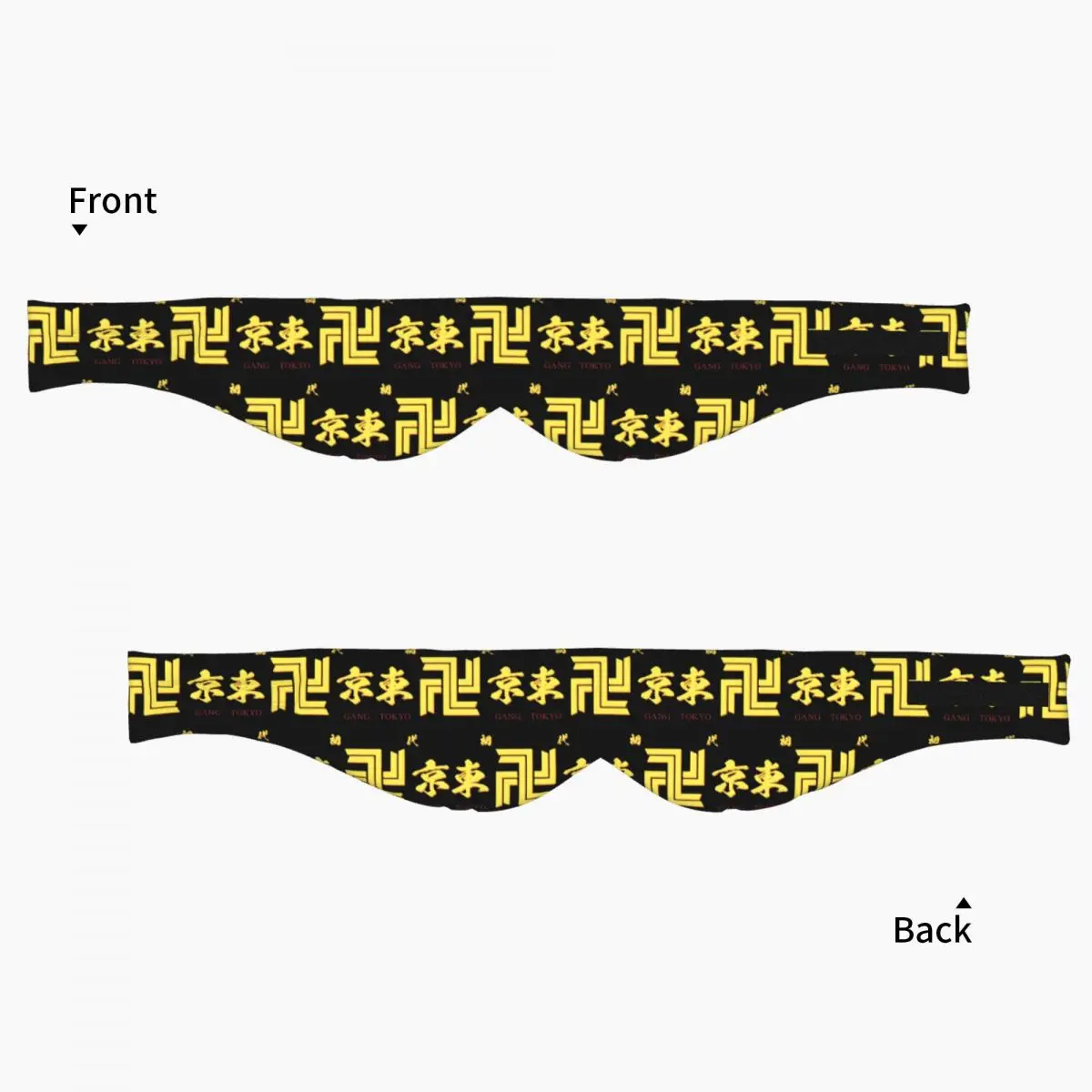 Anime Tokyo Swastika Character sleep mask Light Blocking Portable Eye Cover for Girls Boys Travel Party Gift Eyeshade eyepatch view 3
