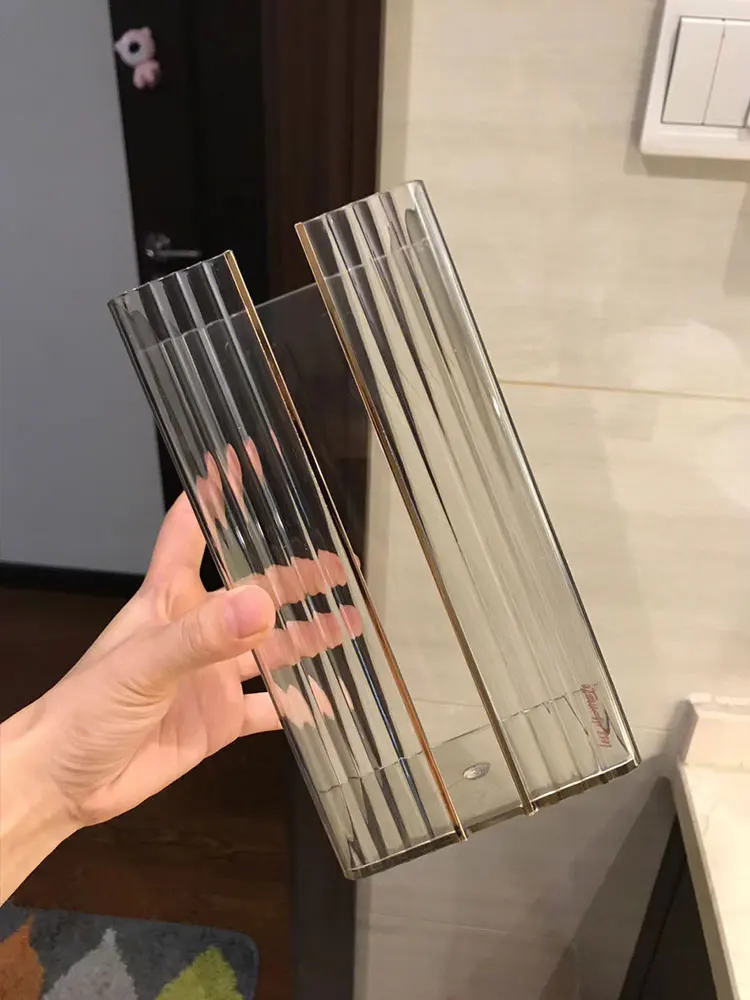 

Роскошный одноразовый ящик для хранения полотенец для лица, настенная туалетная бумага с батоном, большой размер, органайзер для полотенец, пластик