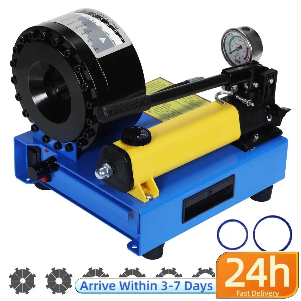 

Portable Hydraulic Hose Crimper With 8 Sets Dies 0.24-1.1 Inch Crimping Range 2000KN High Pressures for Automotive Industrial