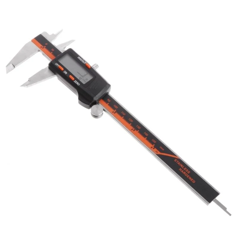 Digital Caliper Measuring Tool 6 Inch Stainless Steel Electronic Caliper with Inch/Metric/Fractions Conversion LCD high quality