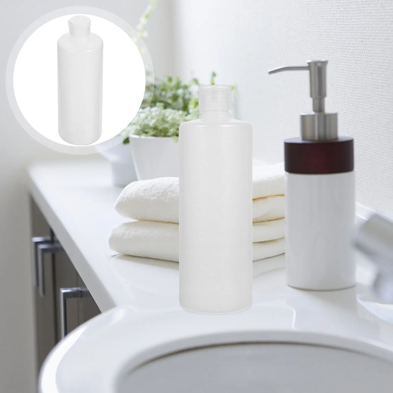 

Набор из 3 пустых дорожных флаконов-диспенсеров для лосьона для тела, крема для лица, жидкого мыла, шампуня. Портативные емкости для домашнего использования.