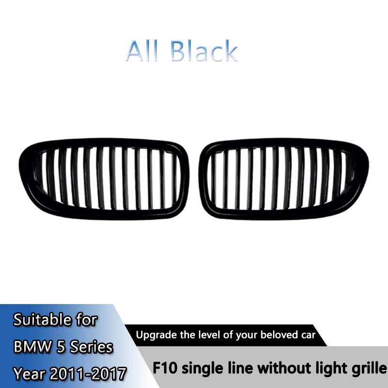 مناسبة لسيارات BMW 5 Series F10 F11 2011-2017 شريط واحد شريط مزدوج خط واحد خط مزدوج ملحقات تعديل الشبكة #6