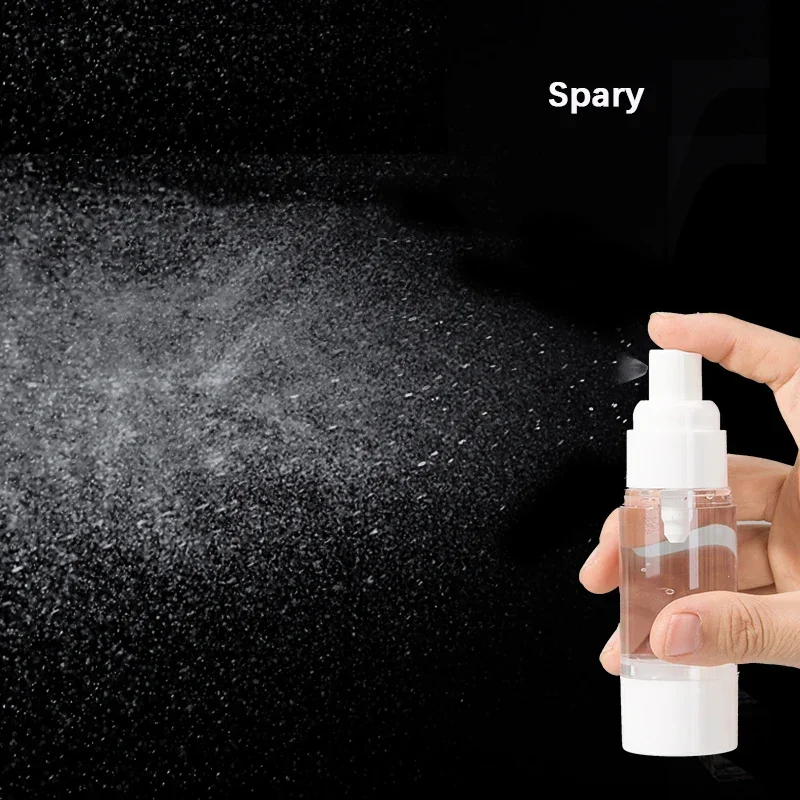 10Pcs 15/30/50/100ml Refillable Bottles Empty Cosmetic Container Spray Pump Bottle Vacuum Press Lotion Bottle Travel Set