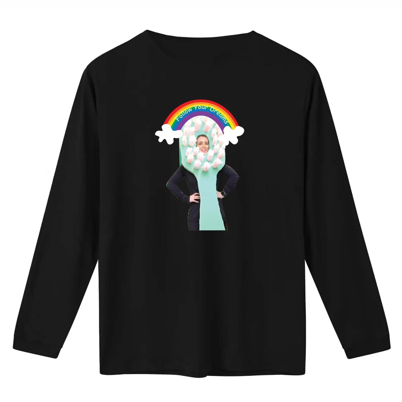 Jenna Marbles Follow Your Dreams T-Shirt Summer Casual Cotton Tee Oversized Streetwear Tops Vintage Graphic Print