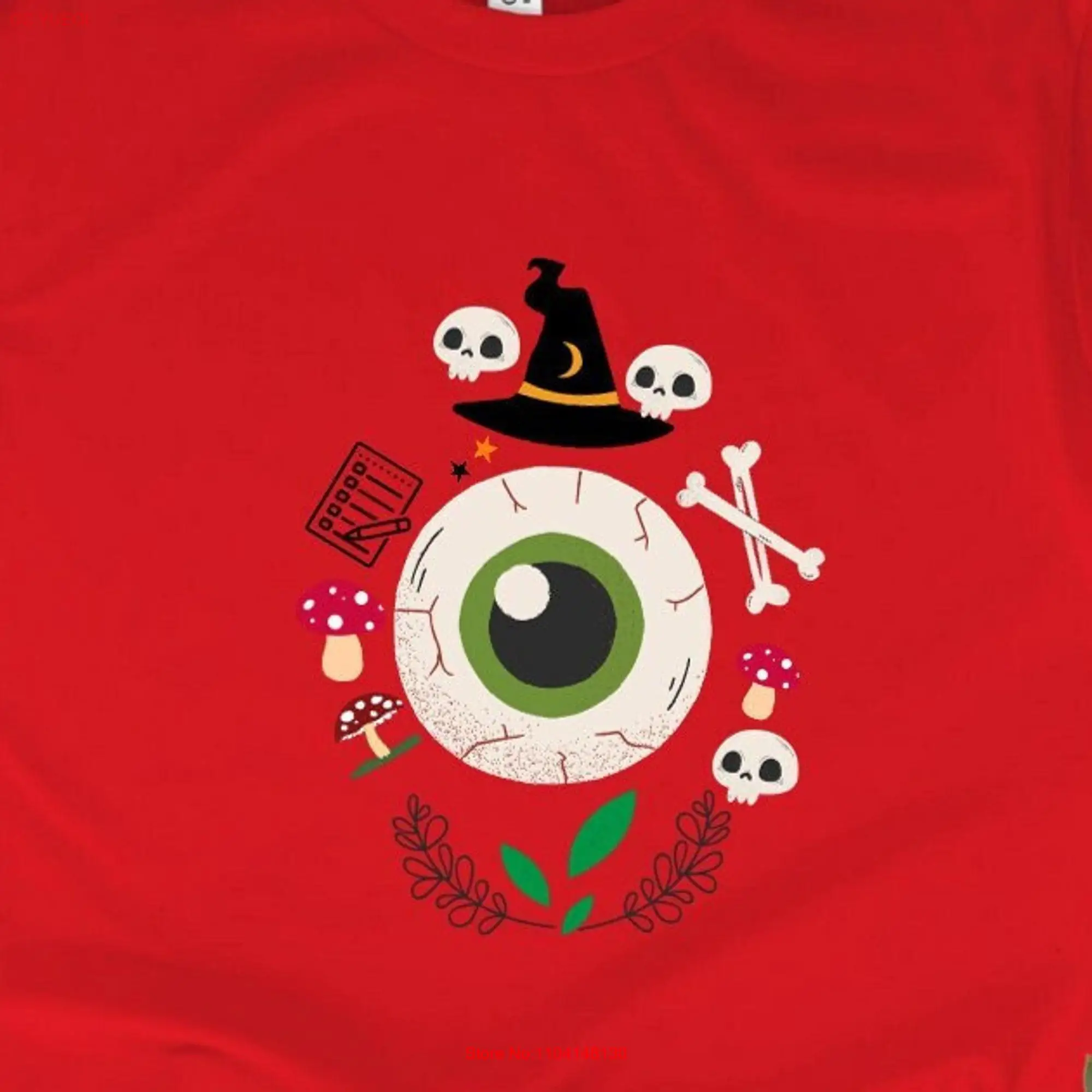 Ghost Eye Halloween T shirt SweaT Adult Humour Funny Trick or TreaT Witch Party long or short sleeves