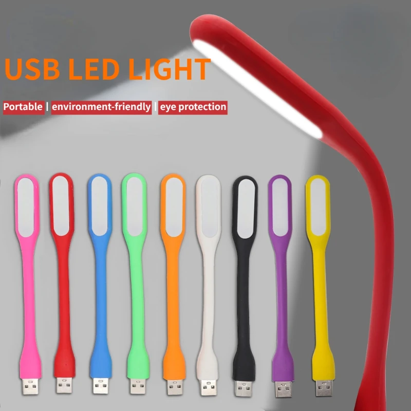 Portable USB 5V LED Reading Lamp Mini Book Light with USB for Power Bank/computer Led Lamp Protect Eyesight USB LED Light