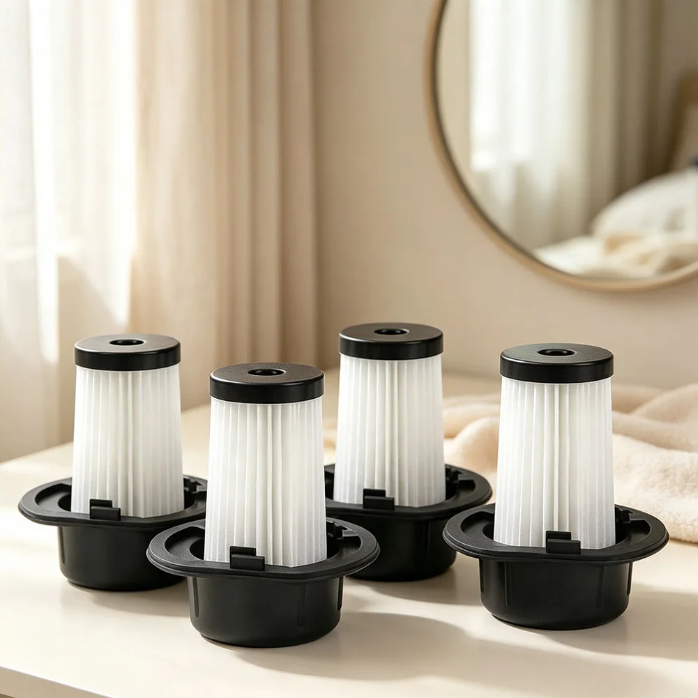 4-Pack HEPA Filters For Karcher VC4i VC4i+ Cordless Vacuums Replacement Part, 83x78mm High Efficiency Dust Cleaning Accessories