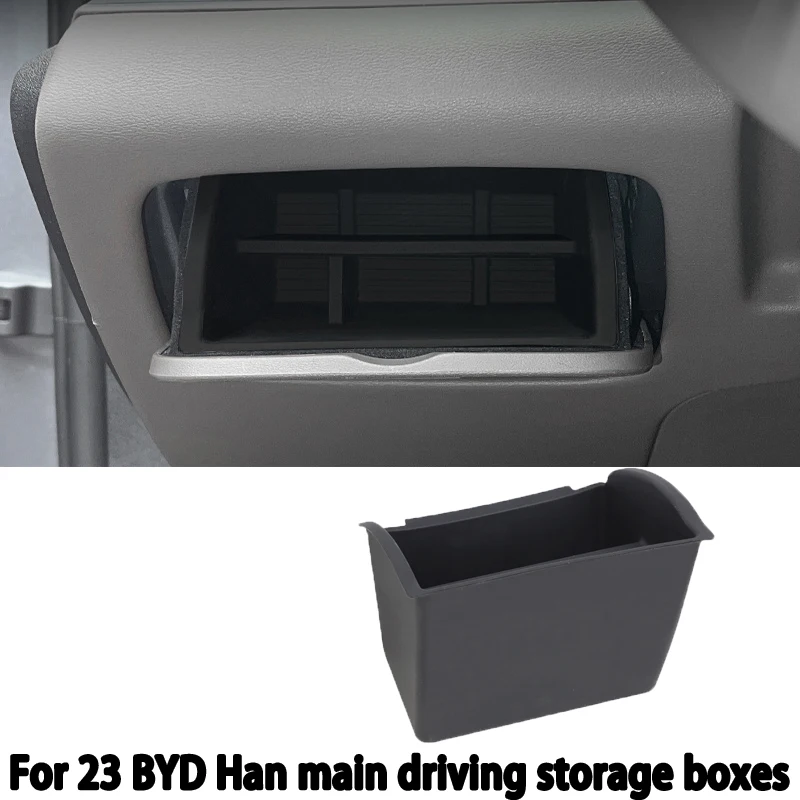 It is suitable for 23 BYD Han main driving storage boxes, car steering wheel lower storage certificate boxes