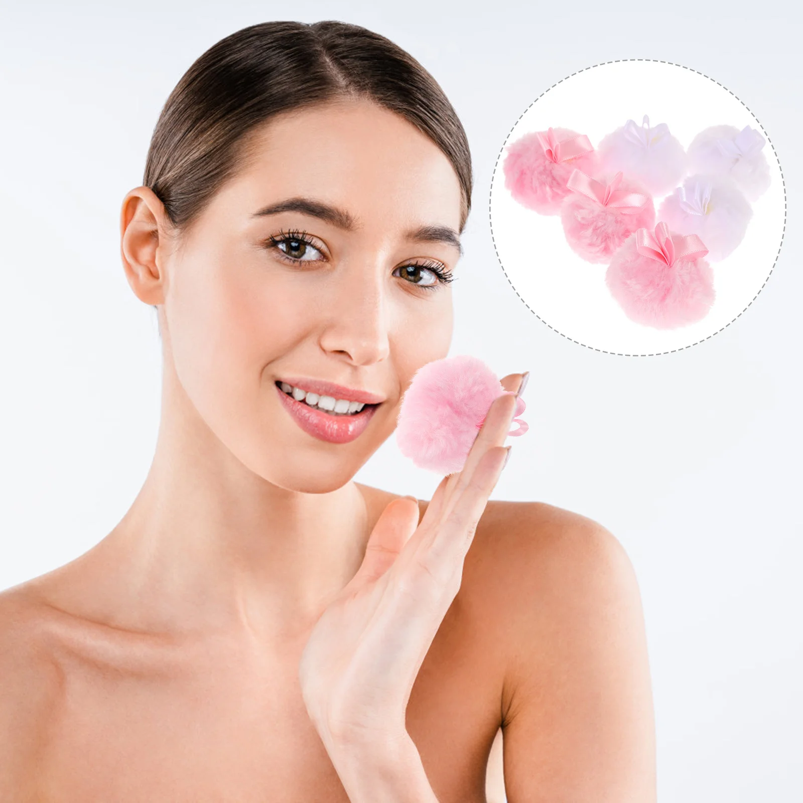 

6Pcs Powder Puff for Women Soft and Dense Makeup Pad Ideal for Dry Powder Foundation Blending Smooth Finish Daily Routine