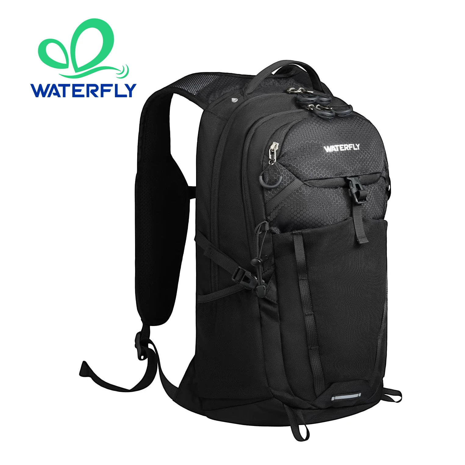 Рюкзак для походов WATERFLY Small 20L |   Дышащая задняя панель, карман для телефона, совместимость с системой гидратации для кемпинга, путешествий, мужчин и женщин