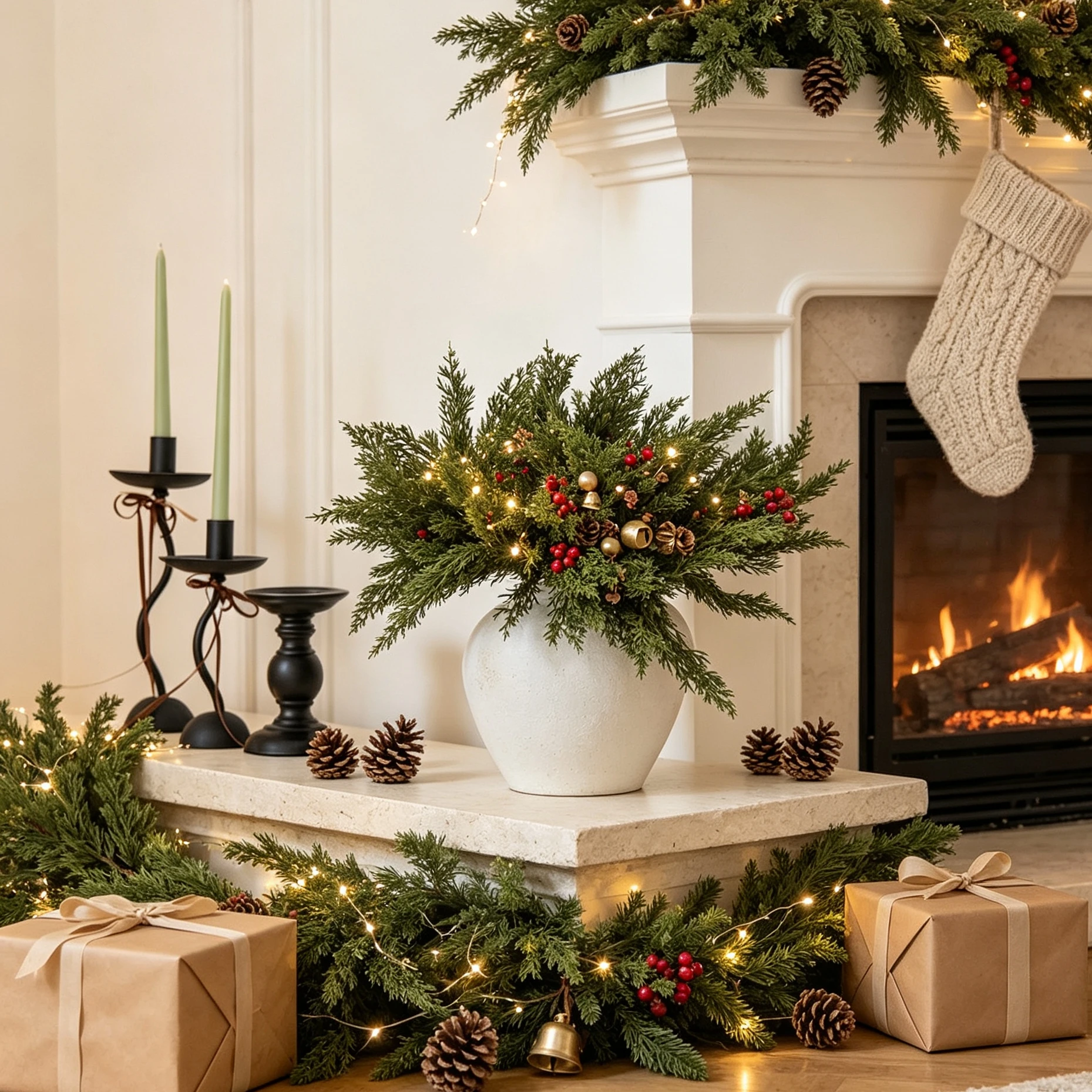 1/5 Stück Künstliche Pflanzenblätter für Weihnachtsbaum, Party, Zuhause, Zimmer, Tisch, Dekoration, Außenbereich, Hof, Hochzeitsfotografie